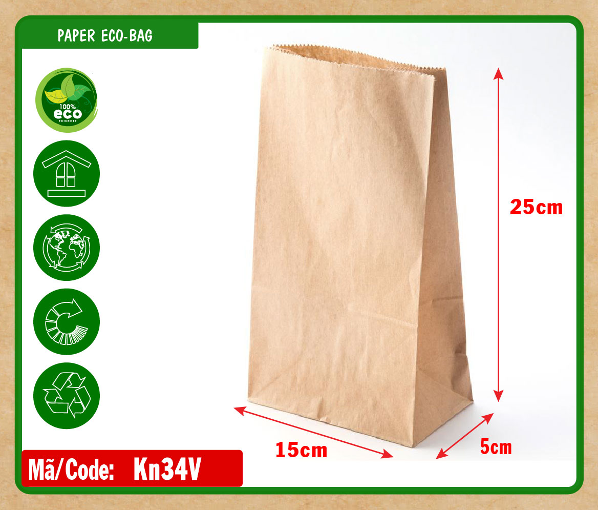 Túi giấy đựng gà rán, bánh bao